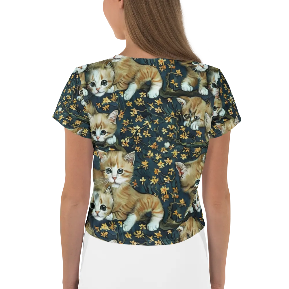 Psychedelic, Aries Moross on Crop Tee — Back