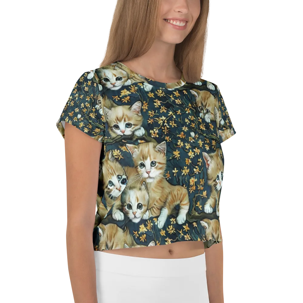 Psychedelic, Aries Moross on Crop Tee — Right