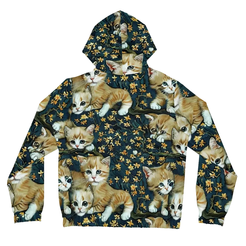 Psychedelic, Aries Moross on Women's Full-Zip Hoodie — Back
