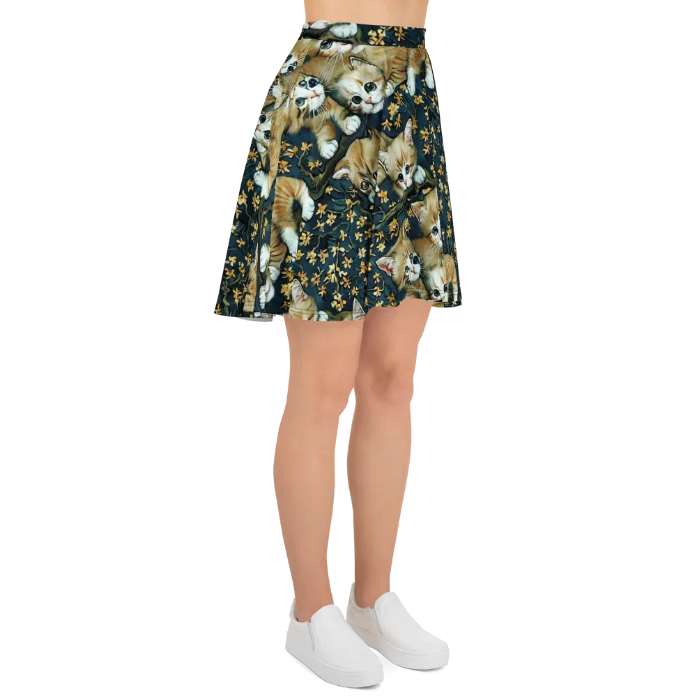 Psychedelic, Aries Moross on Skater Skirt — Right