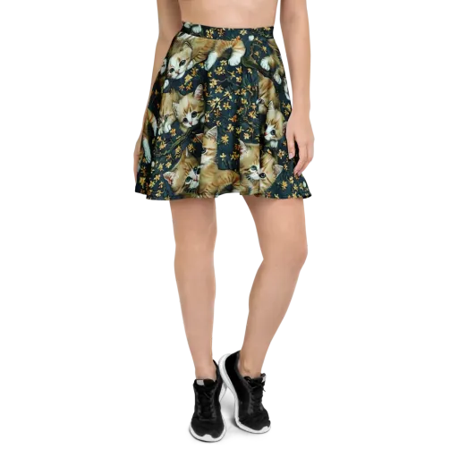 Psychedelic, Aries Moross on a Skater Skirt