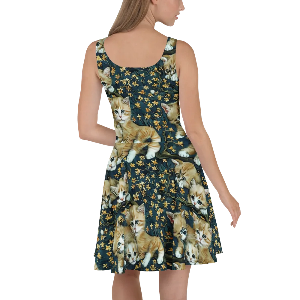 Psychedelic, Aries Moross on Skater Dress — Back