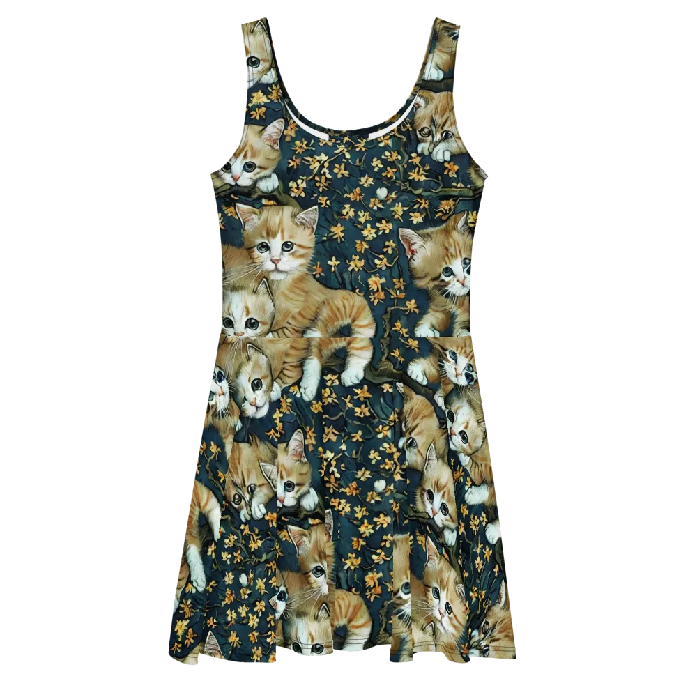 Psychedelic, Aries Moross on Skater Dress — Front