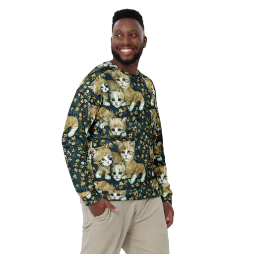 Psychedelic, Aries Moross on a Sweatshirt