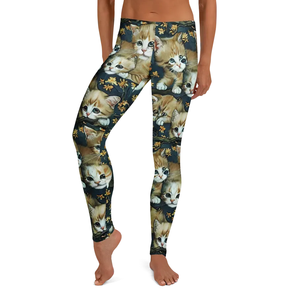 Psychedelic, Aries Moross on Leggings — Front