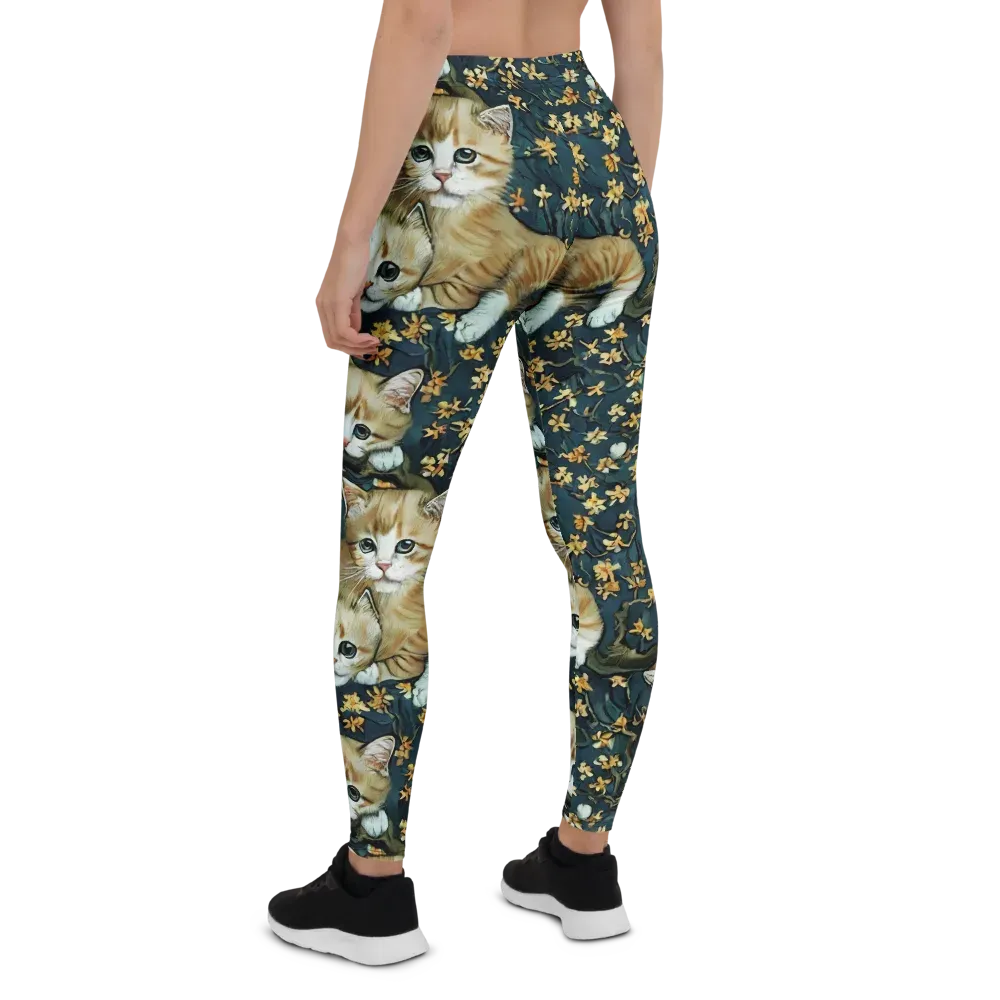 Psychedelic, Aries Moross on Leggings — Back
