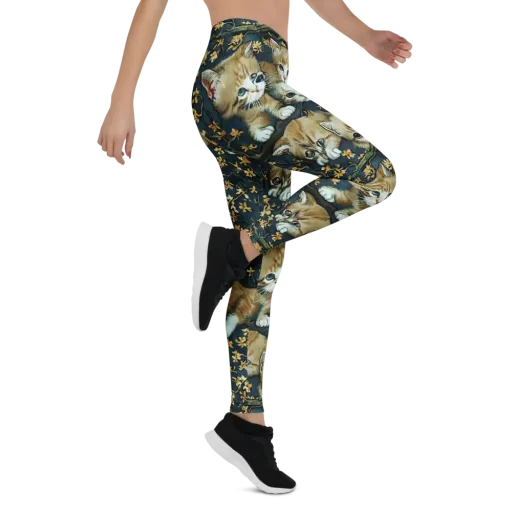 Psychedelic, Aries Moross on a Leggings