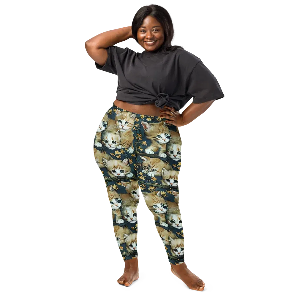 Psychedelic, Aries Moross on Leggings — Front