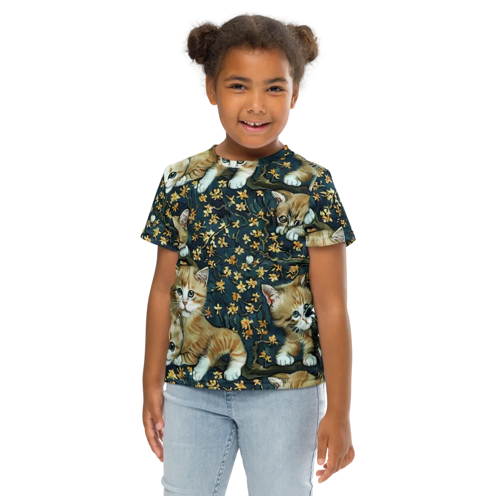 Psychedelic, Aries Moross on Kids Crew Neck T-Shirt — Front