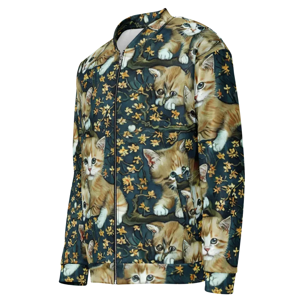 Psychedelic, Aries Moross on Bomber Jacket — Left Front
