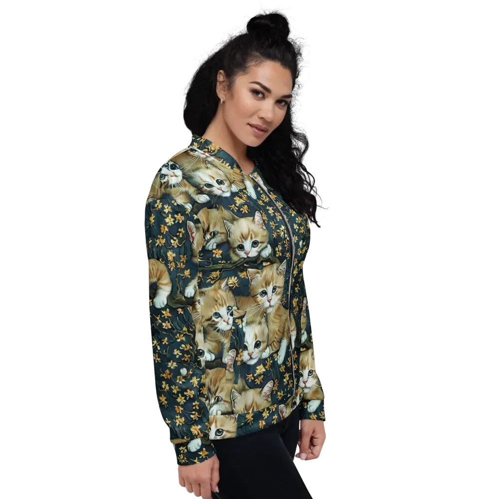 Psychedelic, Aries Moross on Bomber Jacket — Right