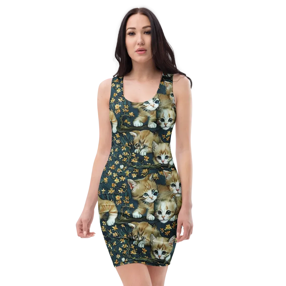 Psychedelic, Aries Moross on Bodycon Dress — Front