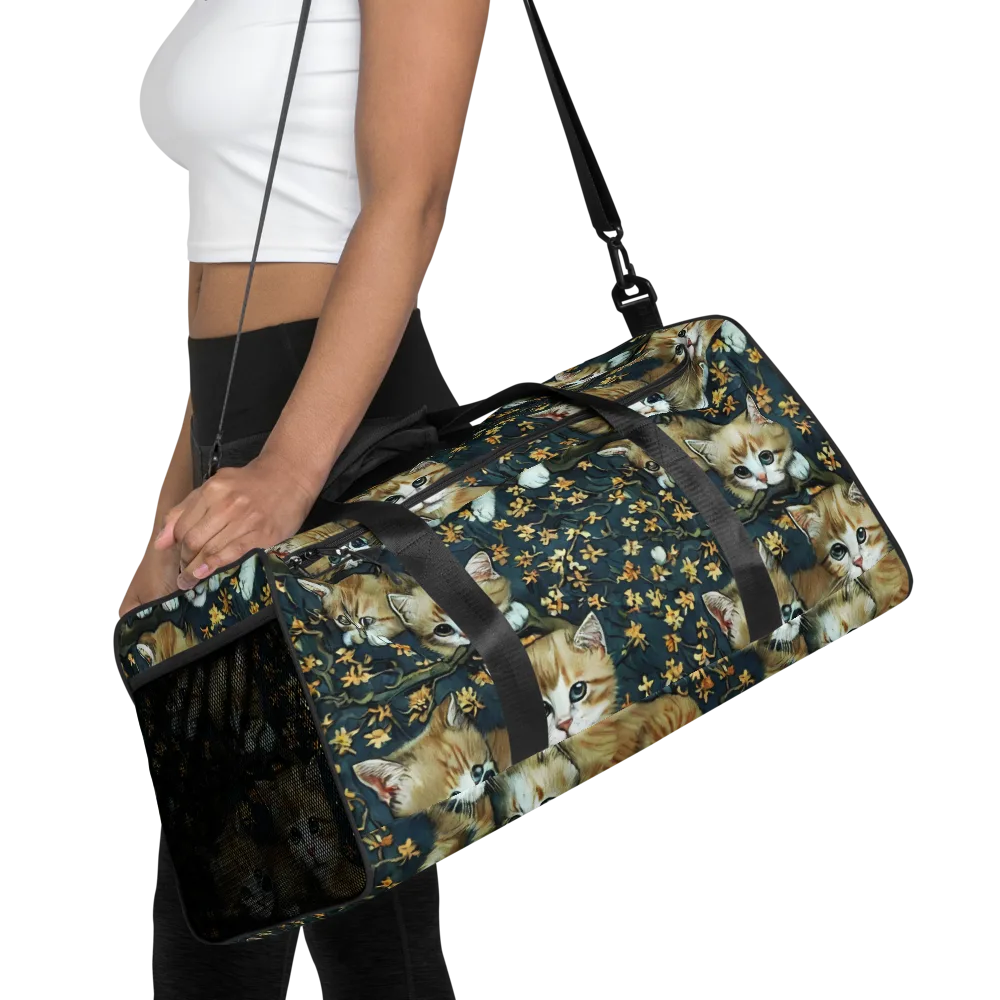 Psychedelic, Aries Moross on Duffle Bag — Front