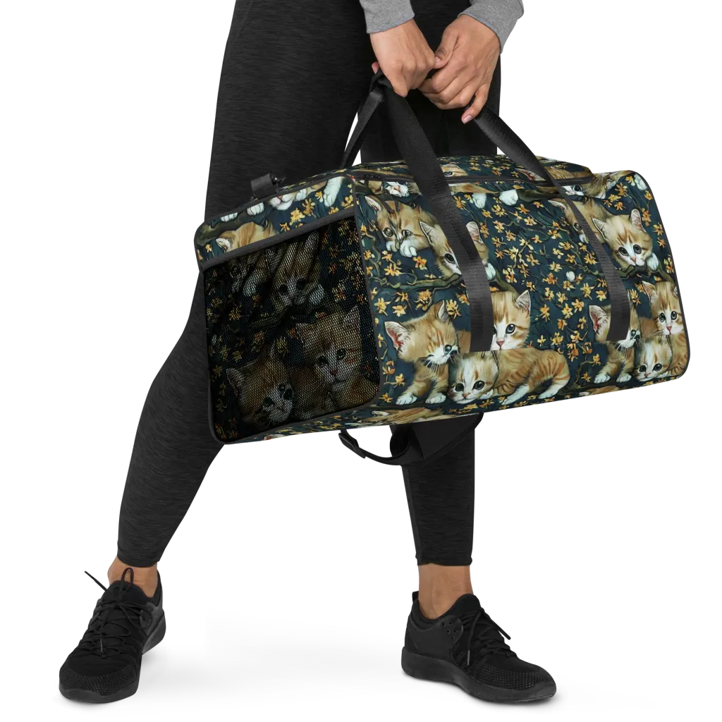 Psychedelic, Aries Moross on Duffle Bag — Right Front