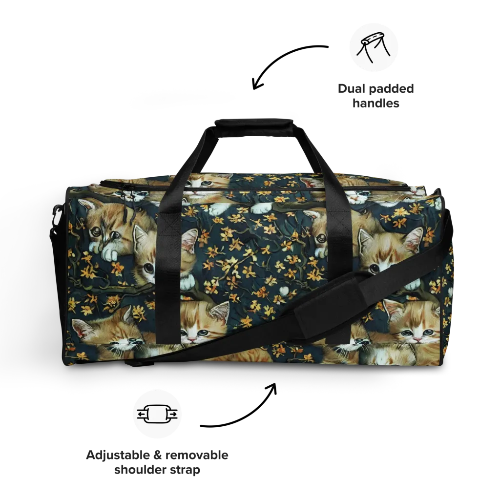 Psychedelic, Aries Moross on Duffle Bag — Front