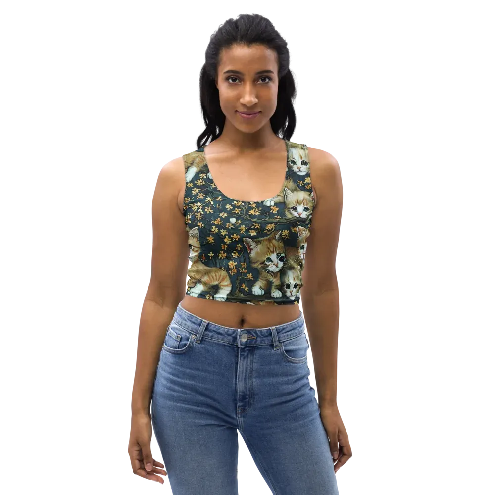 Psychedelic, Aries Moross on Crop Top — Front