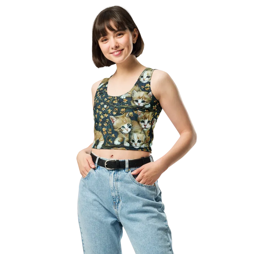 Psychedelic, Aries Moross on Crop Top — Front