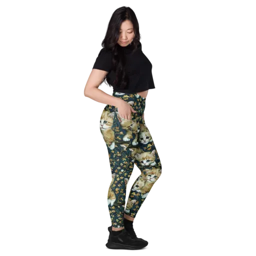 Psychedelic, Aries Moross on a Leggings with Pockets