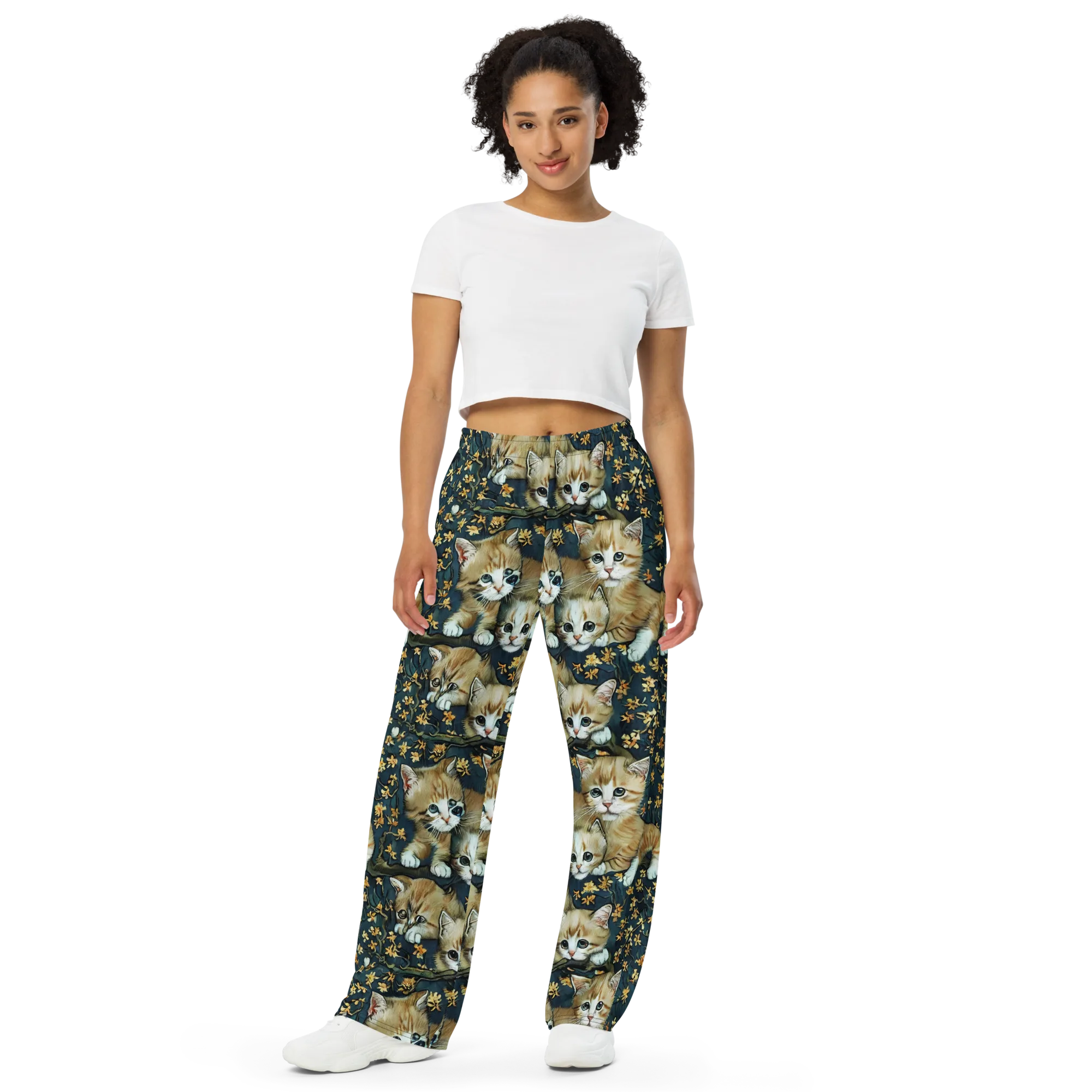 Psychedelic, Aries Moross on Wide-Leg Pants — Front