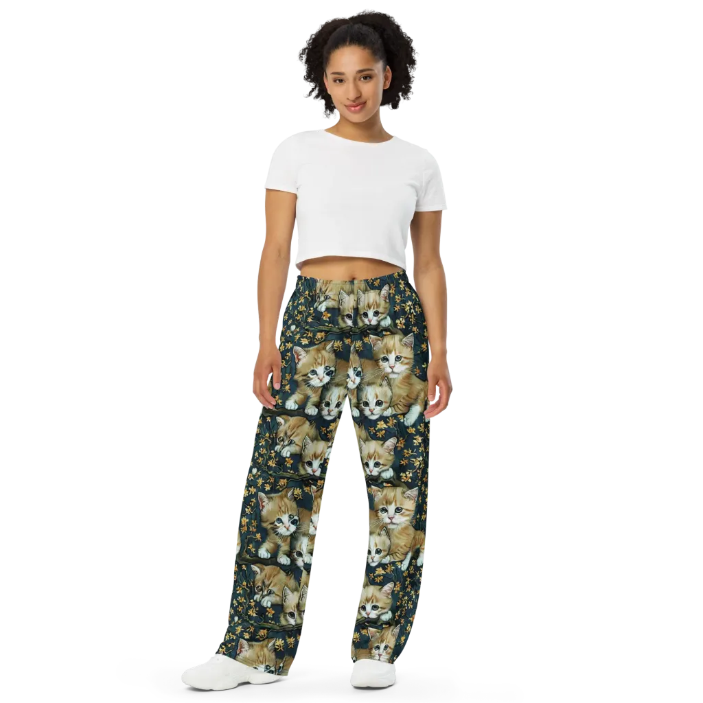 Psychedelic, Aries Moross on Wide-Leg Pants — Front
