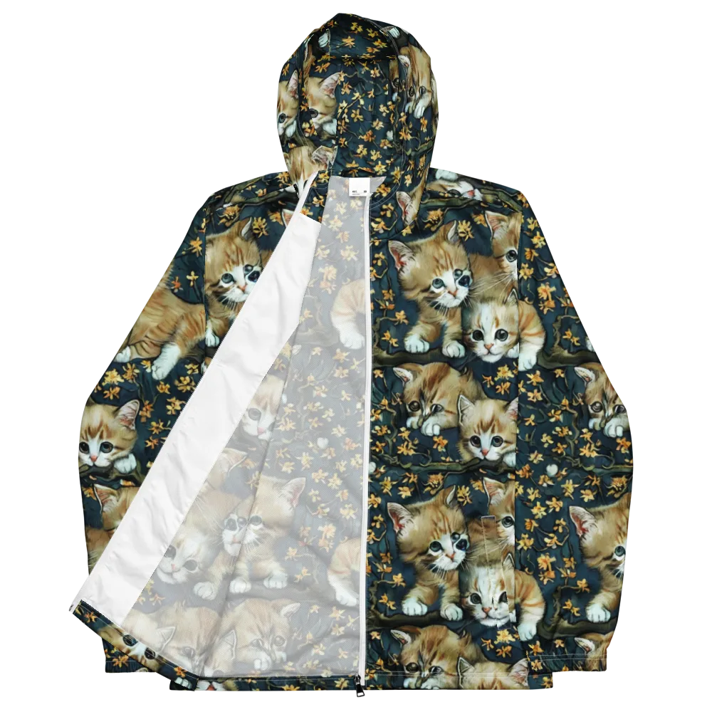 Psychedelic, Aries Moross on Men's Windbreaker — Front