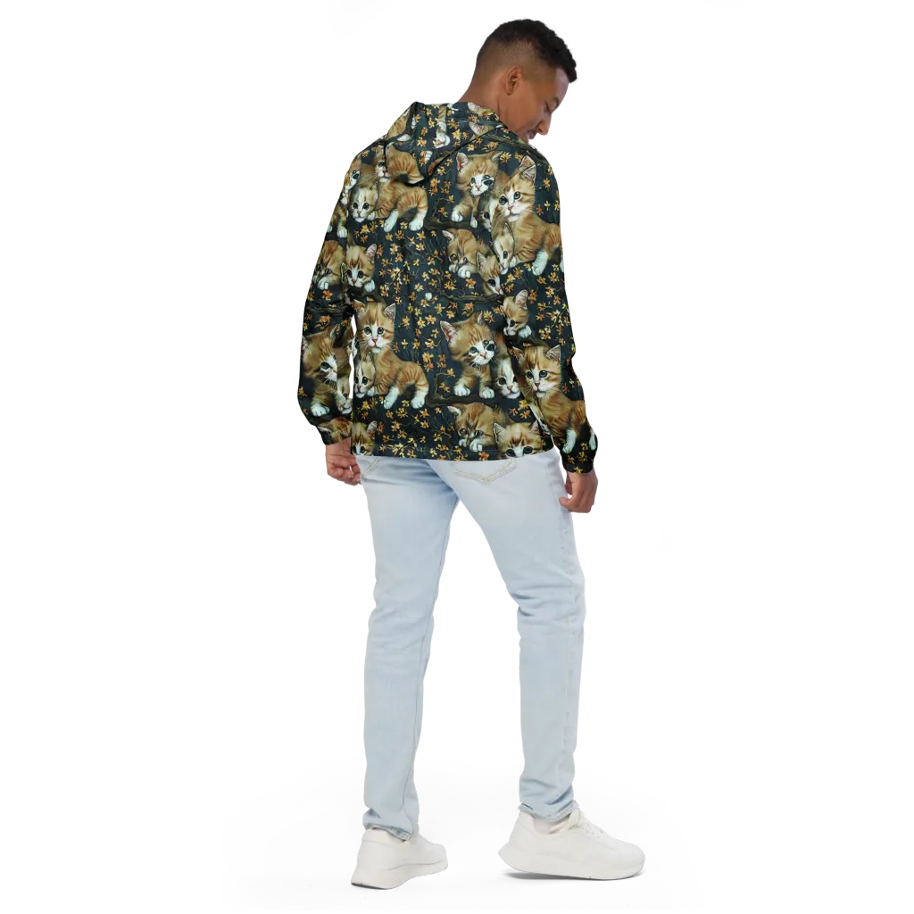 Psychedelic, Aries Moross on Men's Windbreaker — Back