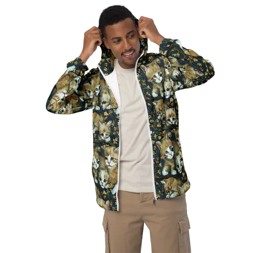 Psychedelic, Aries Moross on a Men's Windbreaker