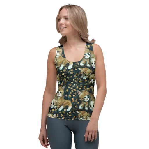 Psychedelic, Aries Moross on a Women's Tank Top
