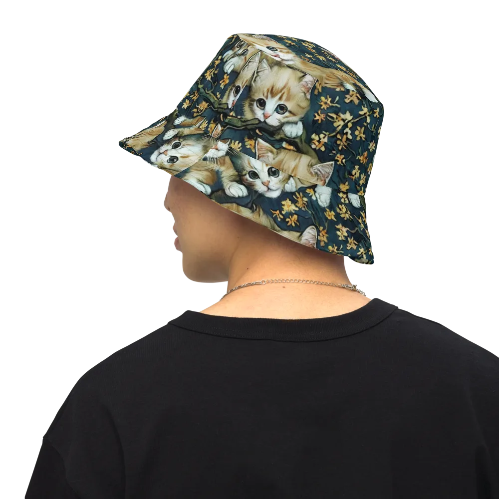 Psychedelic, Aries Moross on Reversible Bucket Hat — Back Inside
