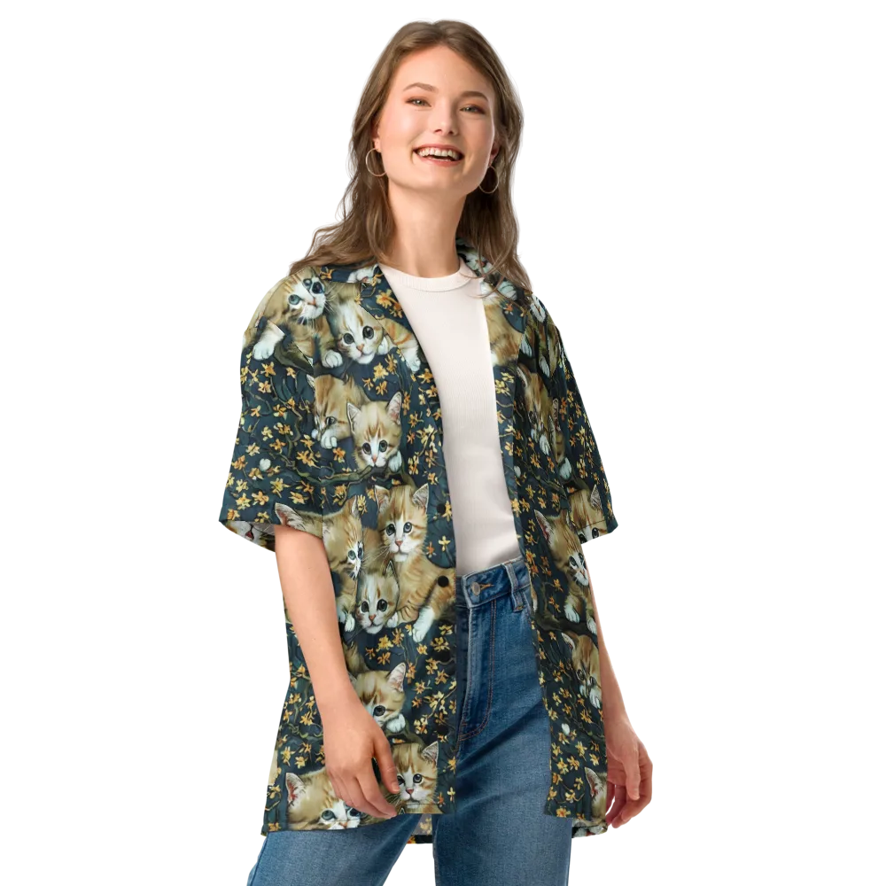 Psychedelic, Aries Moross on Button Shirt — Front