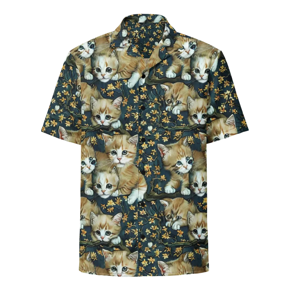 Psychedelic, Aries Moross on Button Shirt — Front