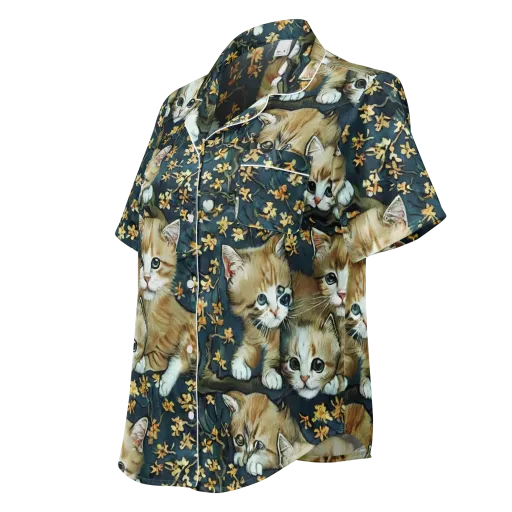 Psychedelic, Aries Moross on a Women's Short Sleeve Pajama Top