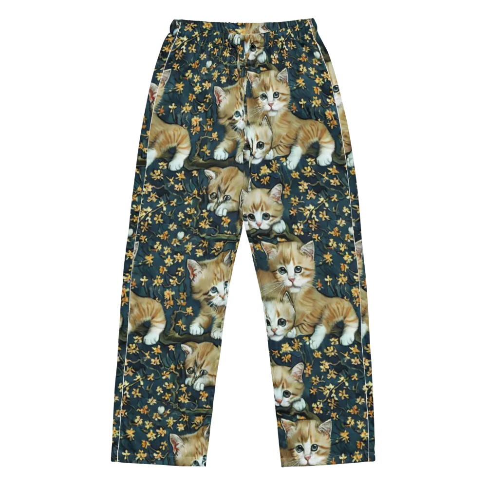Psychedelic, Aries Moross on Women's Pajama Pants — Front