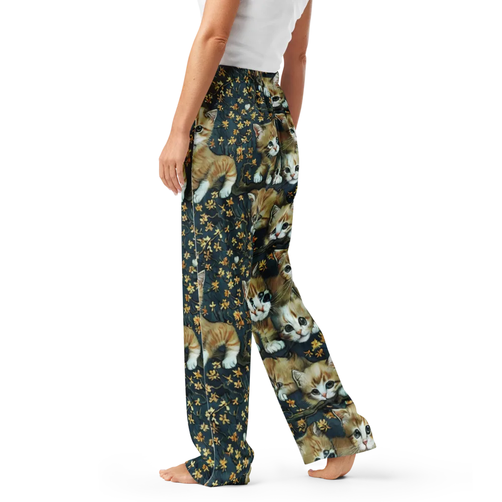Psychedelic, Aries Moross on Women's Pajama Pants — Left
