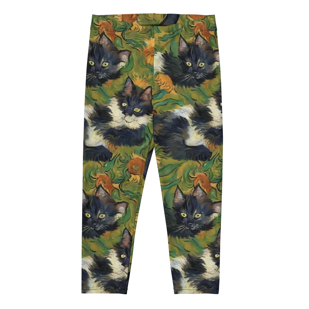 Marigold Catwalk on Capri Leggings — Front