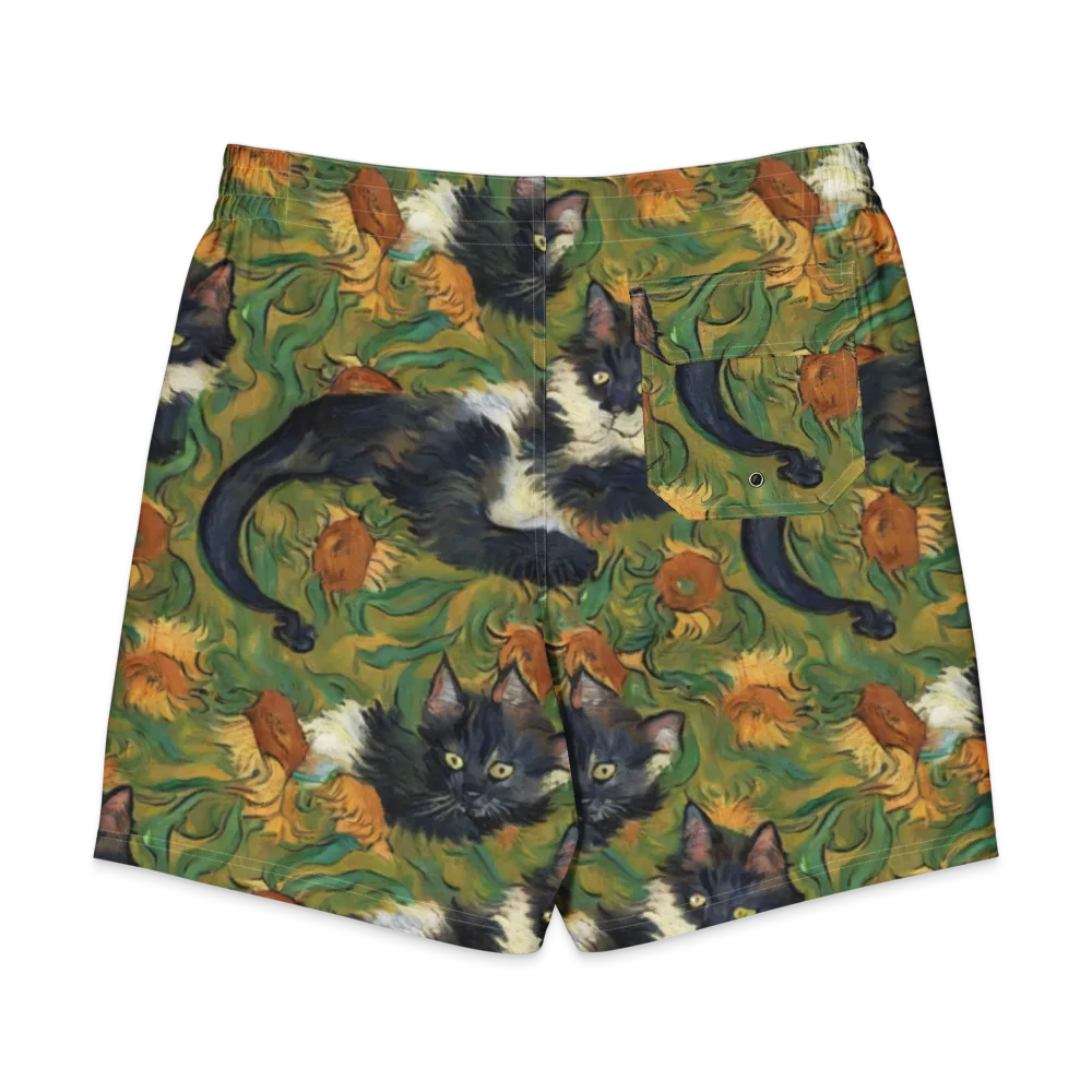 Marigold Catwalk on Men's Board Shorts — Back