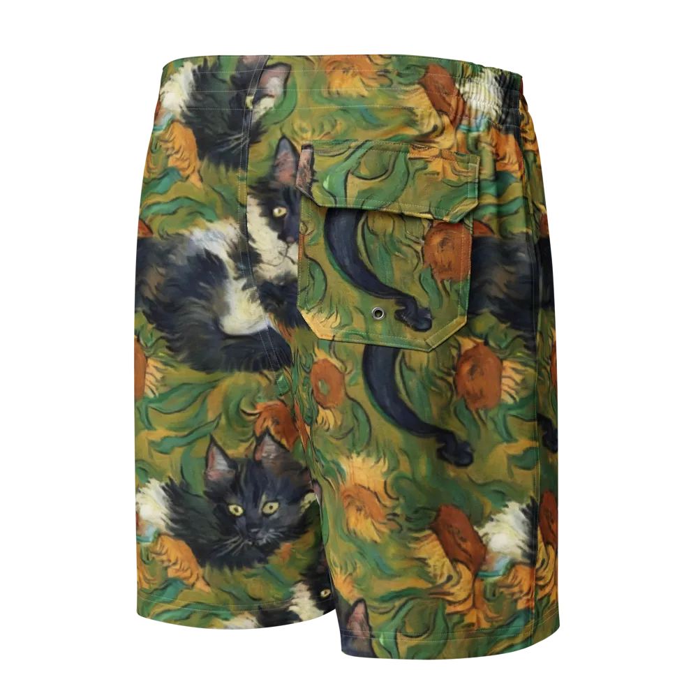Marigold Catwalk on Men's Board Shorts — Back