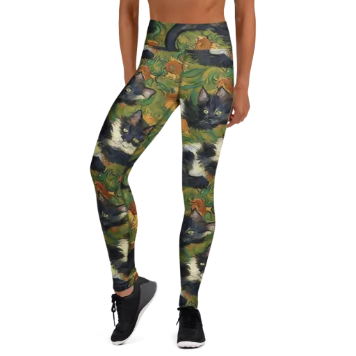 Marigold Catwalk on a Yoga Leggings