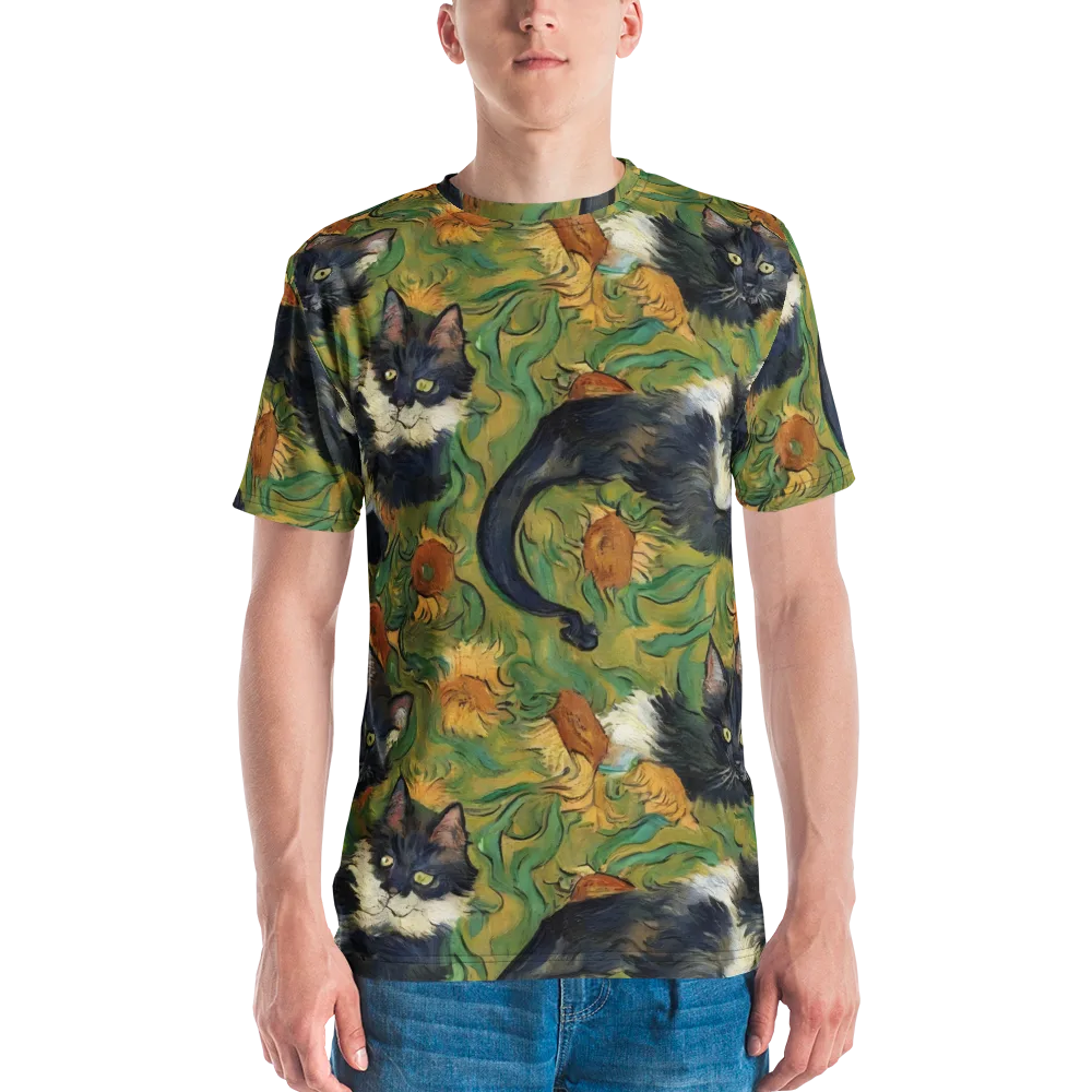 Marigold Catwalk on Men's Crew Neck T-Shirt — Front
