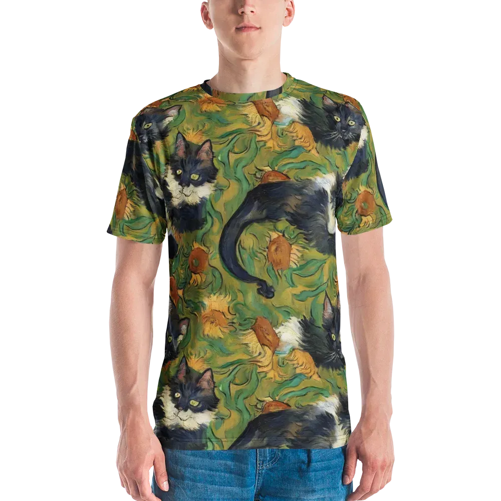 Marigold Catwalk on Men's Crew Neck T-Shirt — Front