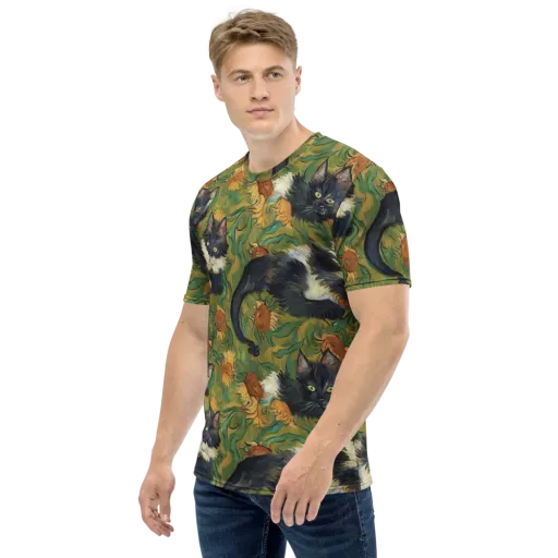 Marigold Catwalk on a Men's Crew Neck T-Shirt