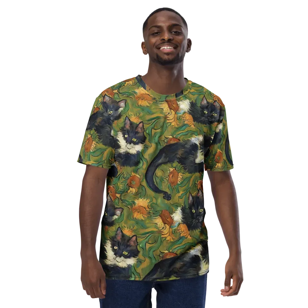 Marigold Catwalk on Men's Crew Neck T-Shirt — Front