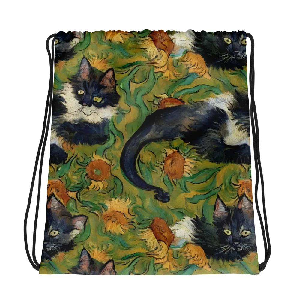 Marigold Catwalk on Drawstring Bag — Photo
