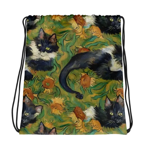 Marigold Catwalk on a Drawstring Bag
