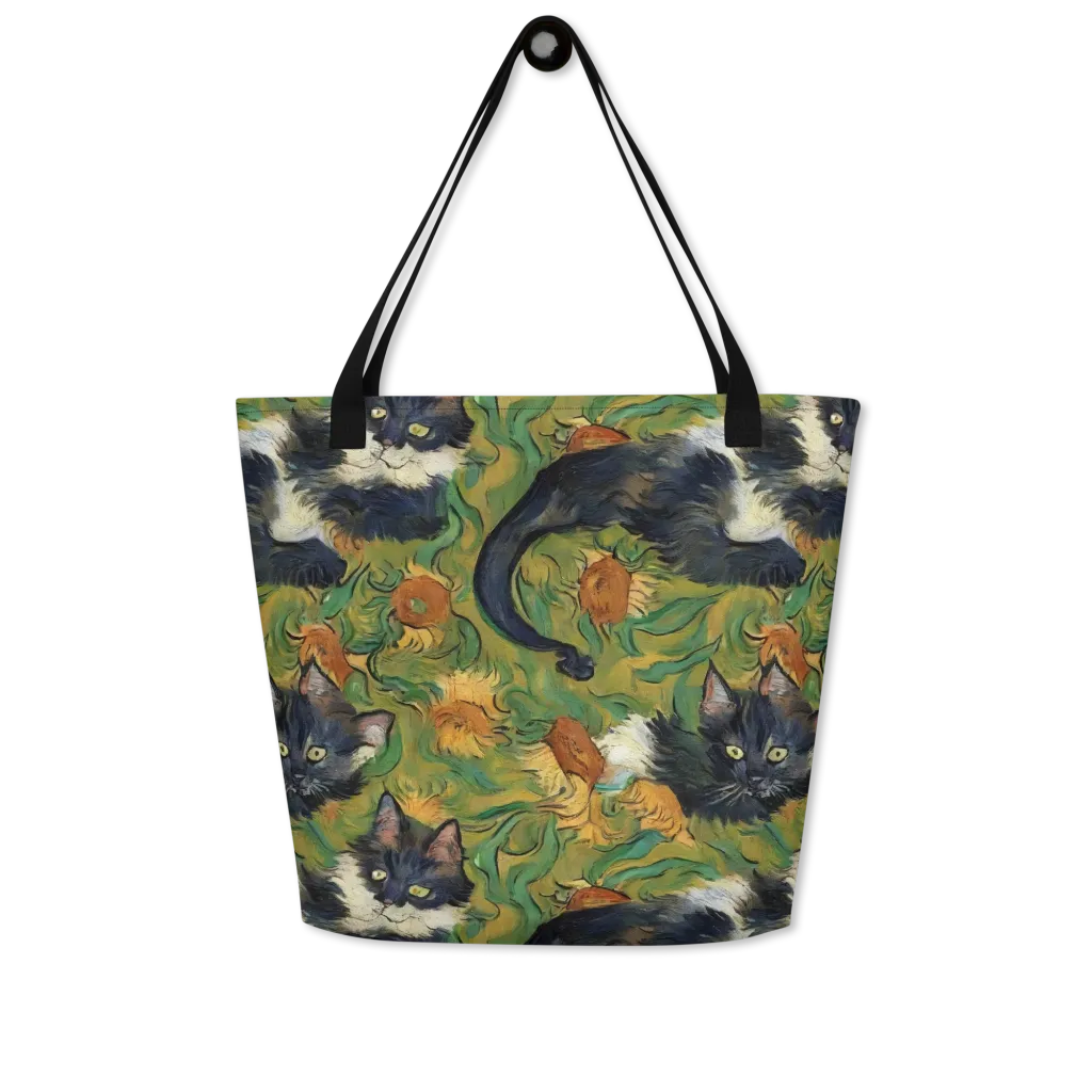 Marigold Catwalk on Large Tote Bag W/ Pocket — Front