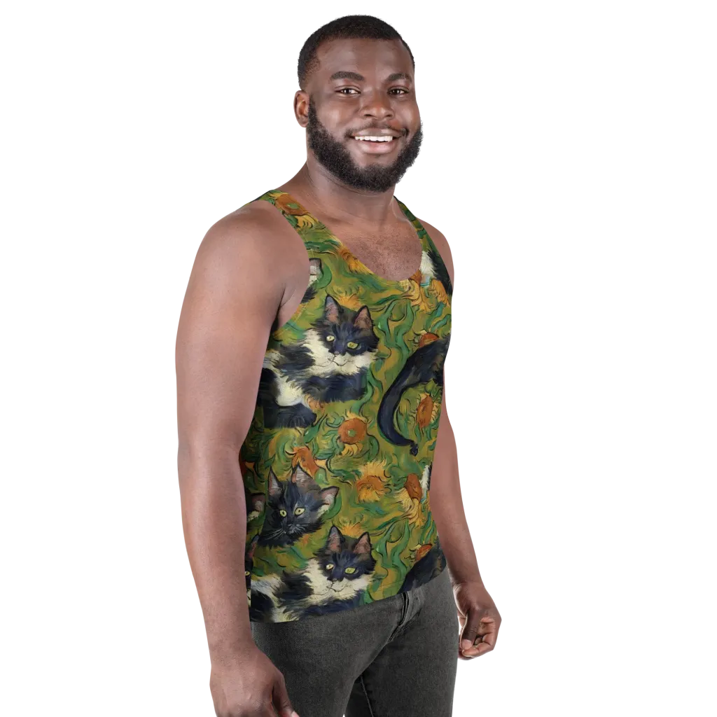 Marigold Catwalk on Men's Tank Top — Right Front