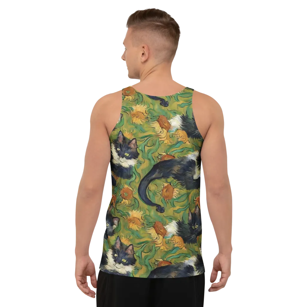 Marigold Catwalk on Men's Tank Top — Back