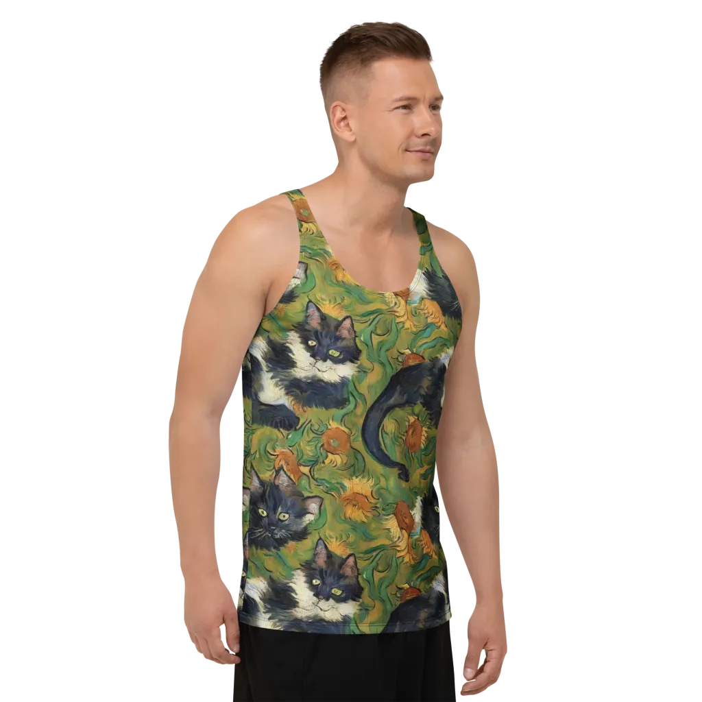 Marigold Catwalk on Men's Tank Top — Right Front