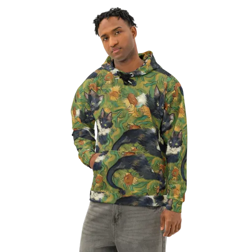 Marigold Catwalk on a Cotton Hoodie