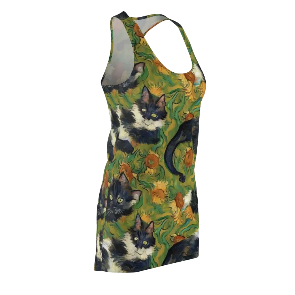 Marigold Catwalk on Racerback Dress — Front Side